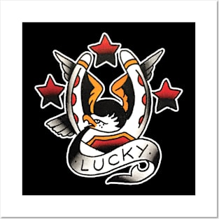 Lucky Eagle Tattoo Design Posters and Art